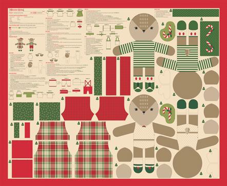 Holiday Cheer Panel Natural 20979 11 by Stacy Lest Hsu