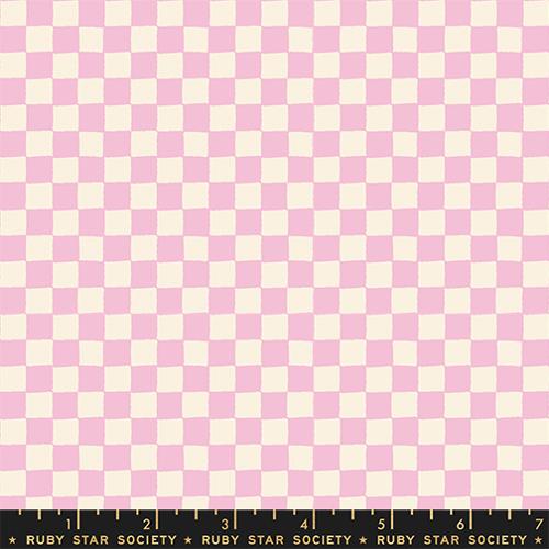Preorder October 2026: 1-800-Calico Block Print Checks and Plaids Blender Pink RS4167 11 by Alexia Marcelle Abegg of RSS