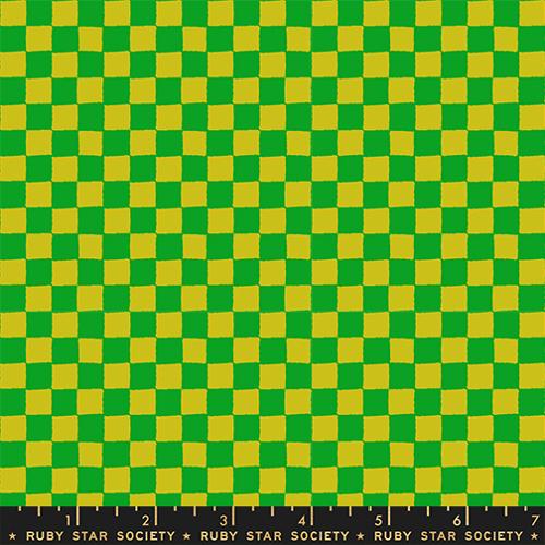 Preorder October 2026: 1-800-Calico Block Print Checks and Plaids Blender Verdant RS4167 14 by Alexia Marcelle Abegg of RSS