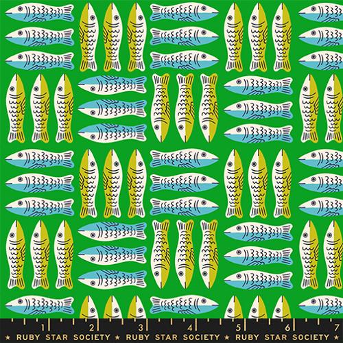 Preorder October 2026: 1-800-Calico Little Sardines Novelty Fish Tinned Fish Verdant RS4168 14 by Alexia Marcelle Abegg of RSS