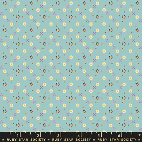 Preorder October 2026: 1-800-Calico Bandana Ditsy Blender Saltwater RS4170 15 by Alexia Marcelle Abegg of RSS
