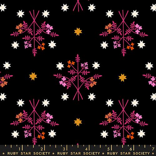 Preorder October 2026: 1-800-Calico Bouquet Florals Retro Black RS4171 16 by Alexia Marcelle Abegg of RSS