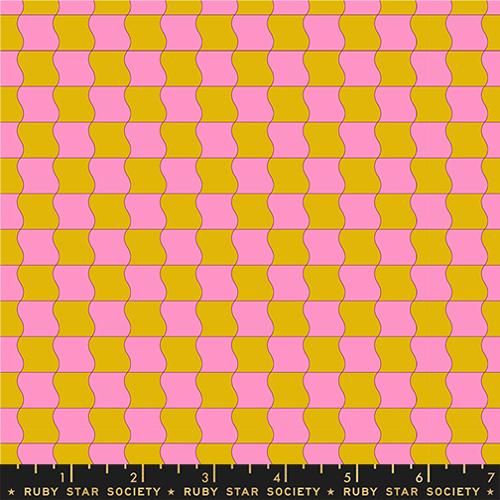 Preorder December 2026: Sugar Cone 2 Wavy Check Goldenrod RS3114 11 by Kimberly Kight of RSS