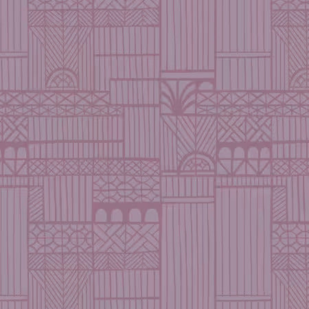 Preorder November 2026: Black Forest Tudor Light Purple 229265X by Jayme Murray Organic Cotton Woven