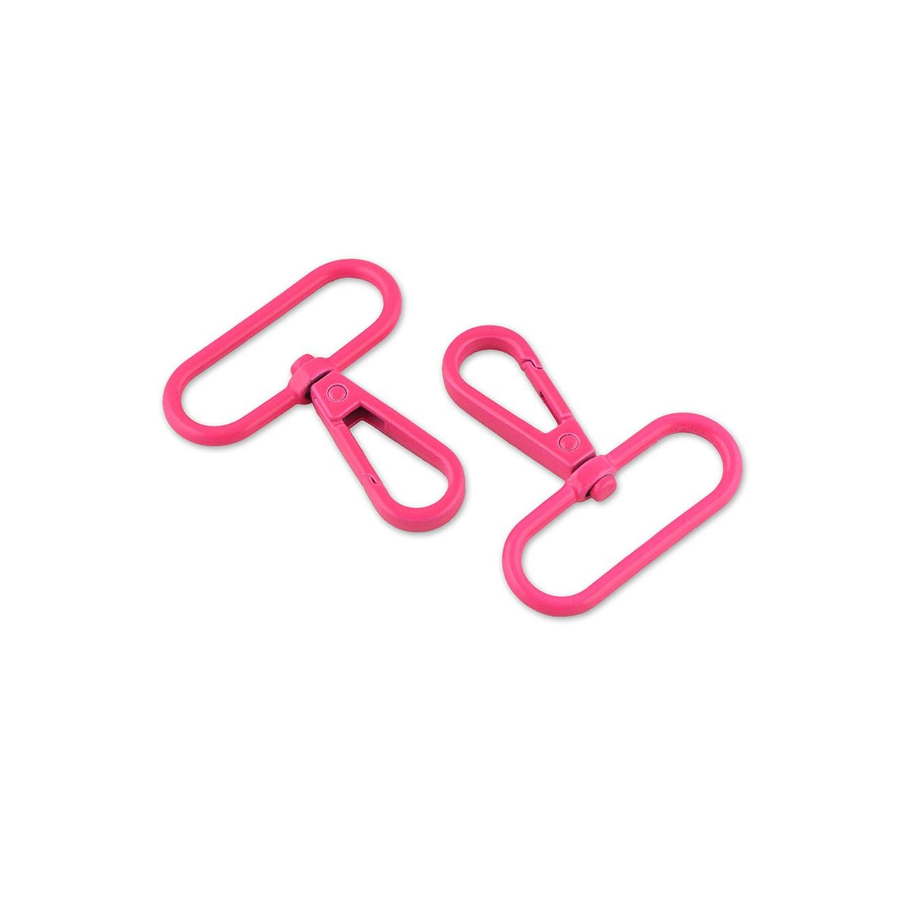 Preorder November 2026: Tula Pink Sallie Tomato: Two Neon Pink 1 1/2" Swivel Hooks STS180NP
