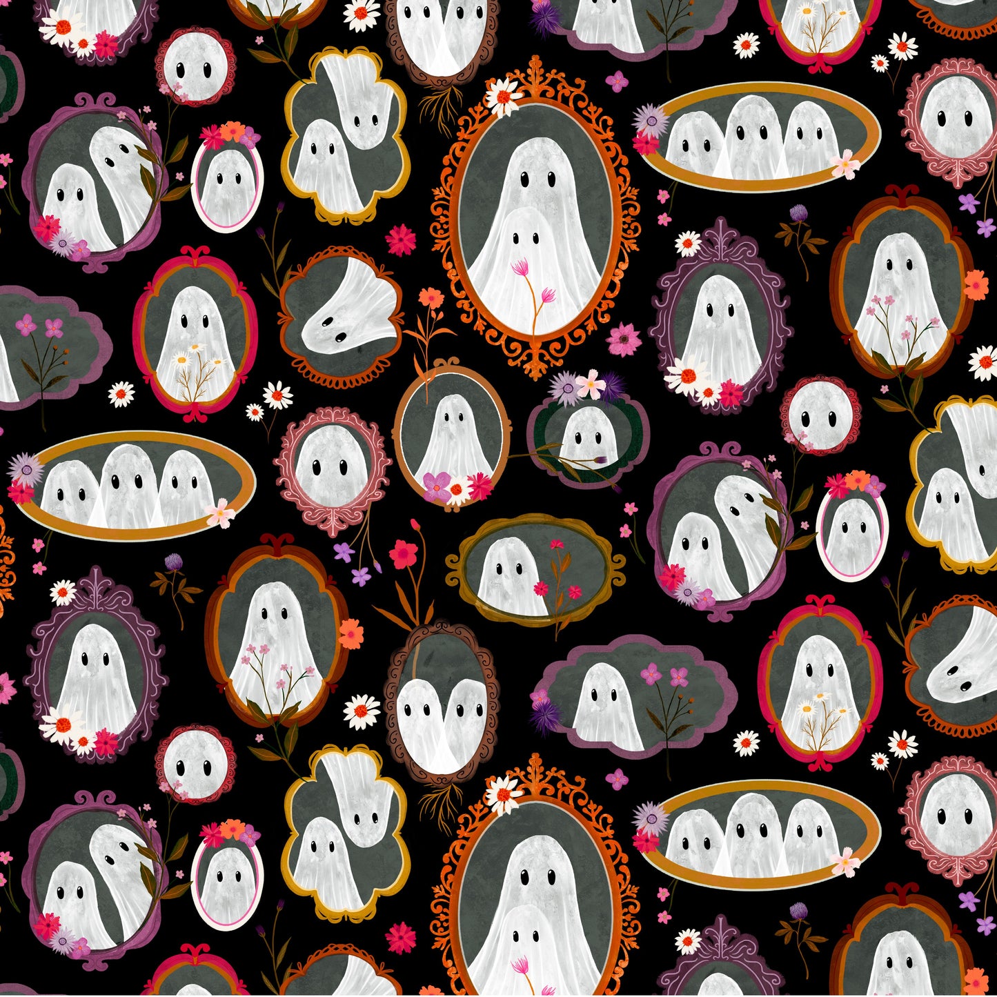 Preorder April 2027: Spooky Estate Ghost Portraits Black 55863-1 by Katherine Quinn