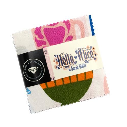 PREORDER ITEM-EXPECTED OCTOBER 2025: Hello Alice by Sarah Watts of Ruby Star Society Mini Charm RS2120MC Cotton Woven Fabric