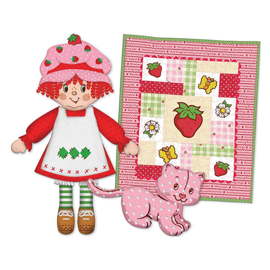 Preorder December 2026: The World of Strawberry Shortcake Machine Embroidery Strawberry Shortcake Dolls & Dolls Quilt ME100SSC26R2