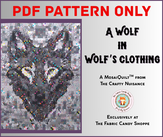 Preorder Dec 2025: A Wolf in Wolf's Clothing PDF PATTERN ONLY from The Crafty Nuisance (TFCS Exclusive)