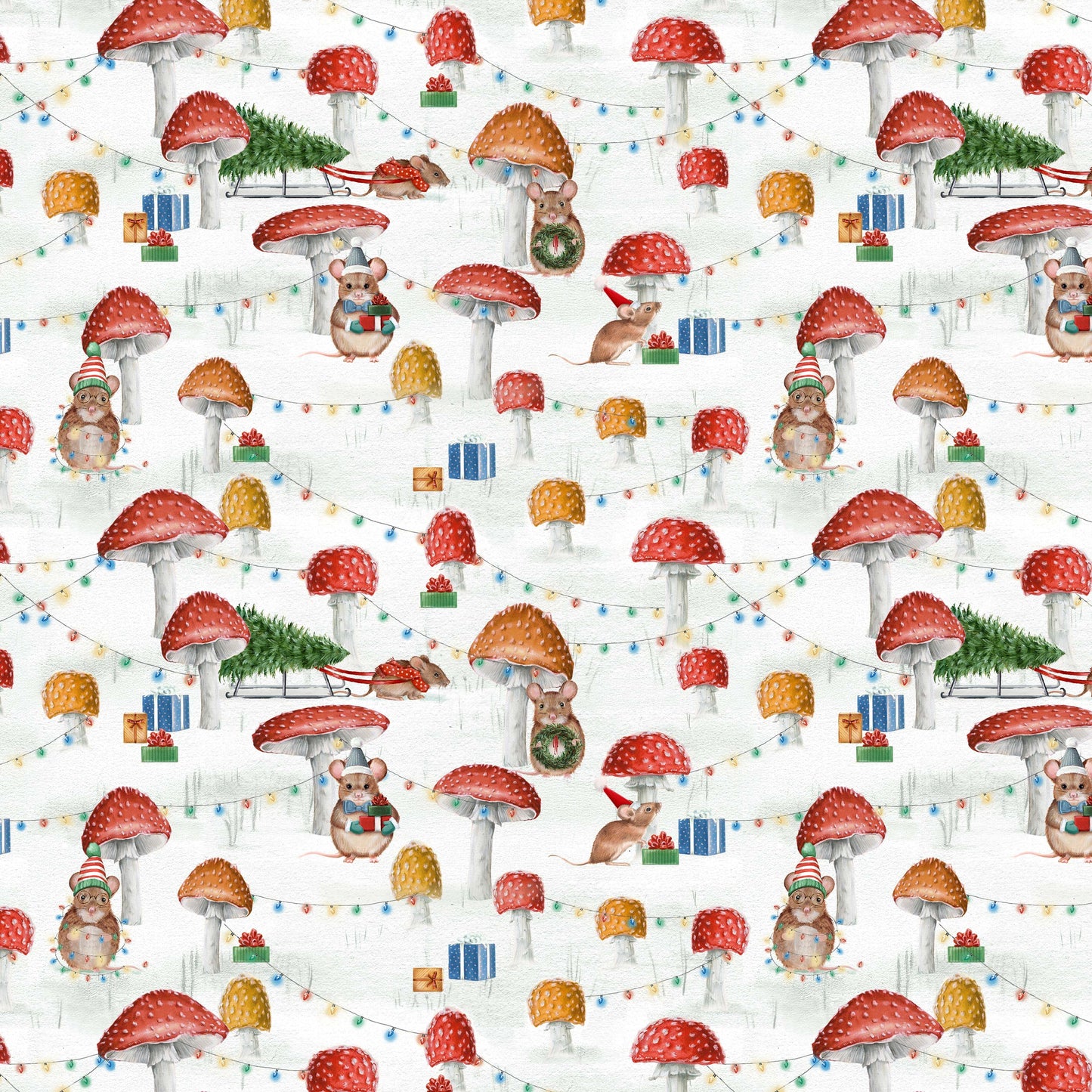 Preorder July 2027: Mice and Merry Mice Mushroom Scenic 1313-108