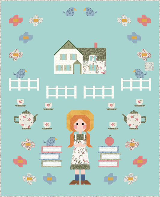 PREORDER ITEM - EXPECTED APRIL: Anne of Green Gables 2025 Anne of Green Gables Quilt Kit USA Shipping included in price KT-16120-Quilt  Kit