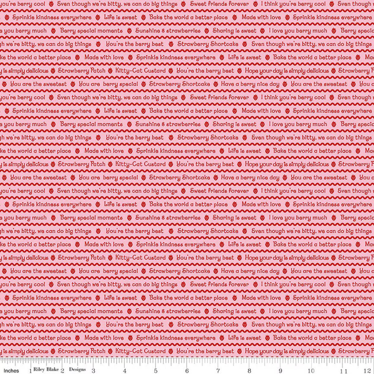 Preorder November 2026: The World of Strawberry Shortcake Text Pink C18563-PINK