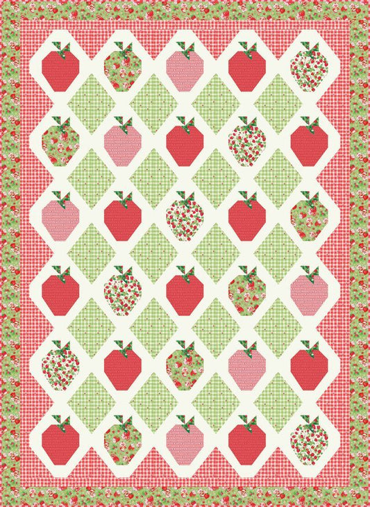 Preorder November 2026: The World of Strawberry Shortcake Strawberry Patches Quilt Kit