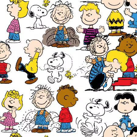 Licensed Peanuts Gang 73288G550210 Cotton Woven