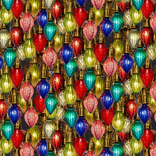 Preorder July 2026: Gears and Garland Steampunk Christmas Bulbs Blue 4819-77 by Urban Essence Designs