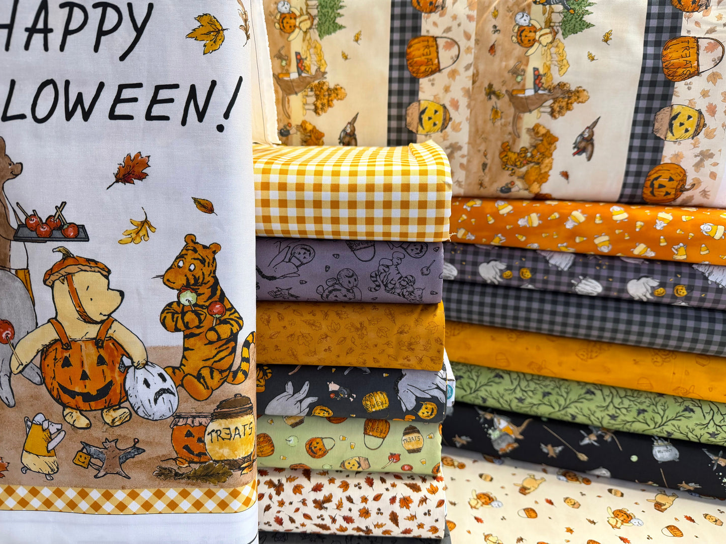 Haunted Acre Wood Full Yard Bundle 15 Prints and 1 Panel by W. A. Dodge