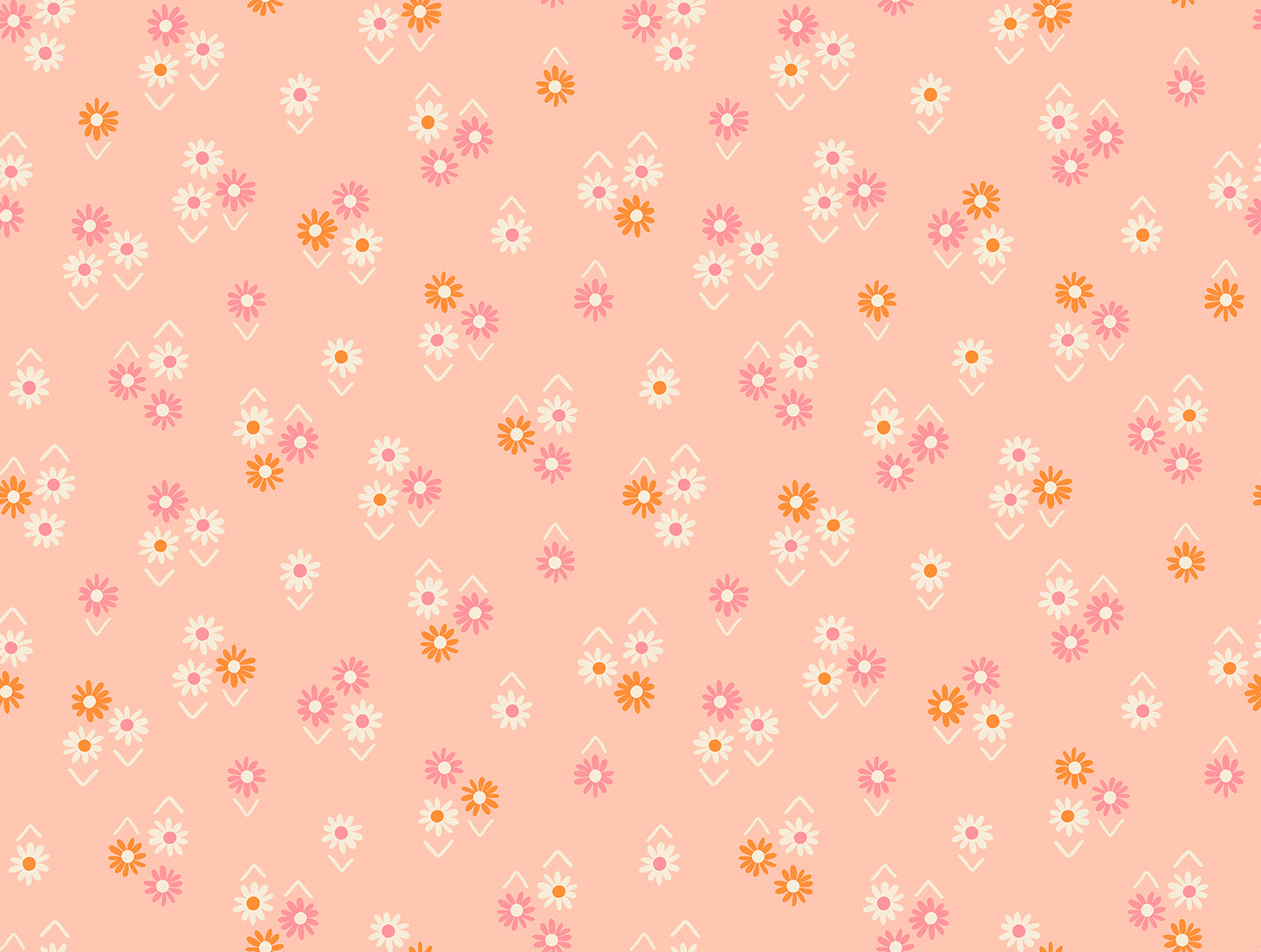 New Arrival: Juicy by Melody Miller of Ruby Star Society Baby Flowers Peach RS0092.12 Cotton Woven Fabric