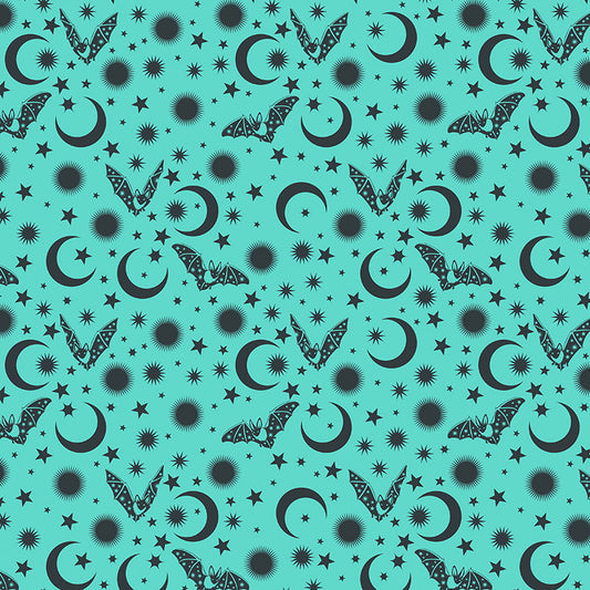 De La Luna by Tula Pink  Batty Phantom  PWTP114.Phantom   Cotton Woven Fabric