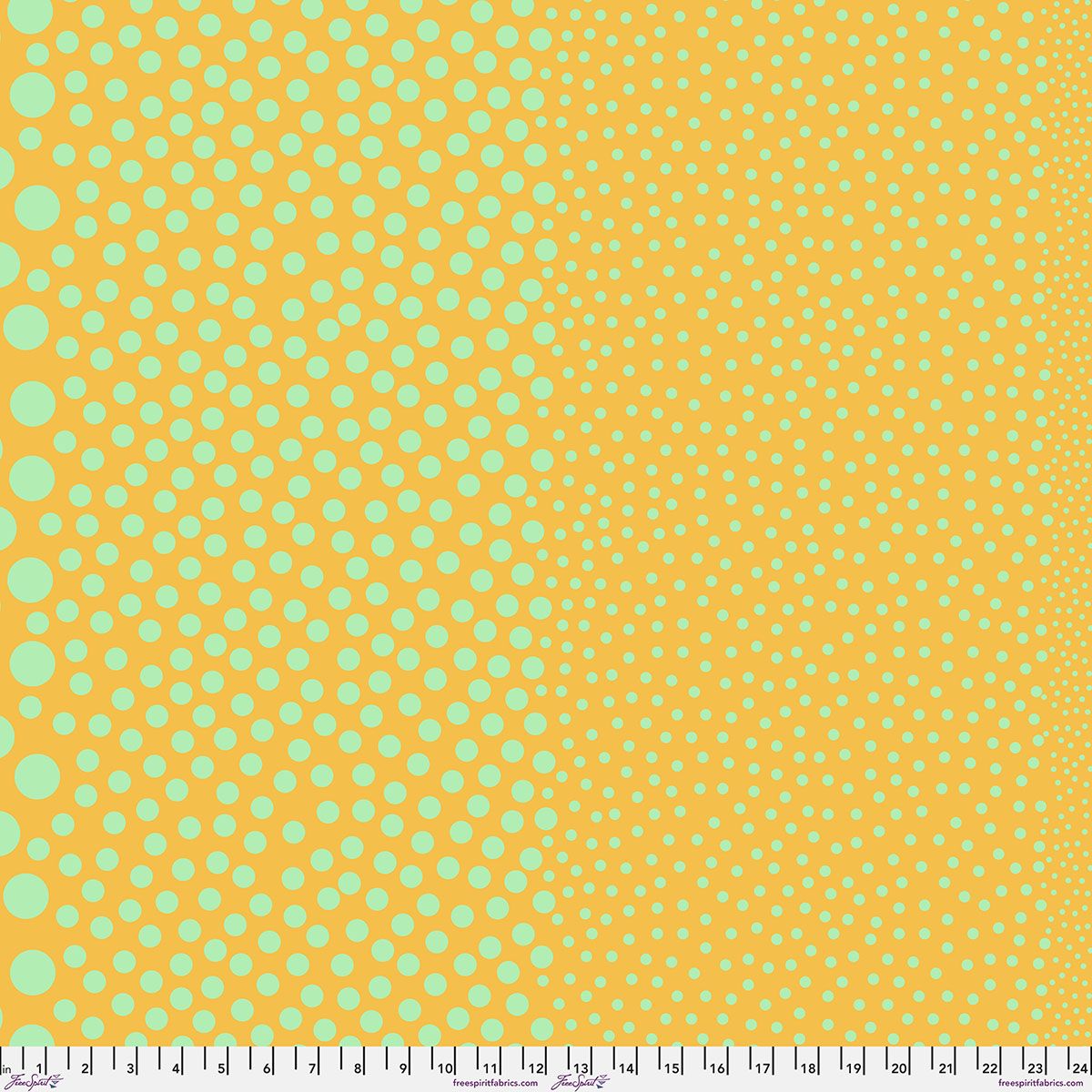 Preorder March 2027: Tula Pink True Colors Sticks and Stones PWTP299.Sunflower