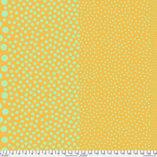 Preorder March 2027: Tula Pink True Colors Sticks and Stones PWTP299.Sunflower