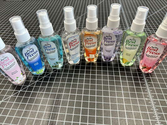 Mary Ellen’s Best Press  Linen Fresh Spray Starch Gems 2oz Spray Bottle   80071ME