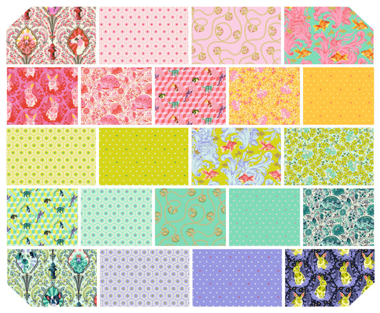 Besties by Tula Pink 2.5"  Strips Bundle of 40  FB4DRTP.BESTIES Bundle