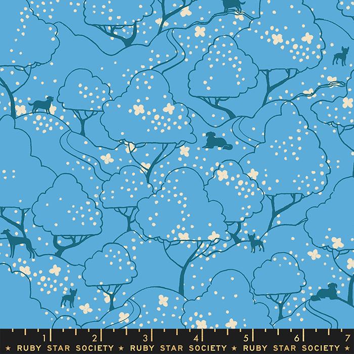 Dog Park by Sarah Watts of Ruby Star Society Blender Altitude    RS2098-14 Cotton Woven Fabric