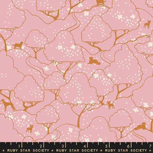 PREORDER ITEM - EXPECTED MAY 2024: Dog Park by Sarah Watts of Ruby Star Society Blender Lavender    RS2098-13 Cotton Woven Fabric