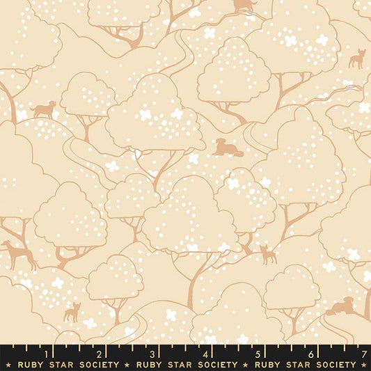 PREORDER ITEM - EXPECTED MAY 2024: Dog Park by Sarah Watts of Ruby Star Society Blender Sand Box    RS2098-12 Cotton Woven Fabric