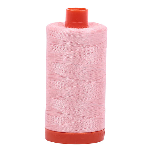 Mako Cotton Thread Solid 50wt 1422 yard spool Blush   A1050-2415