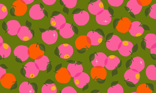 Preorder March 2027: Sparkle Shopper Fruit Peaches Sprout RS0127 17 by Melody Miller of RSS