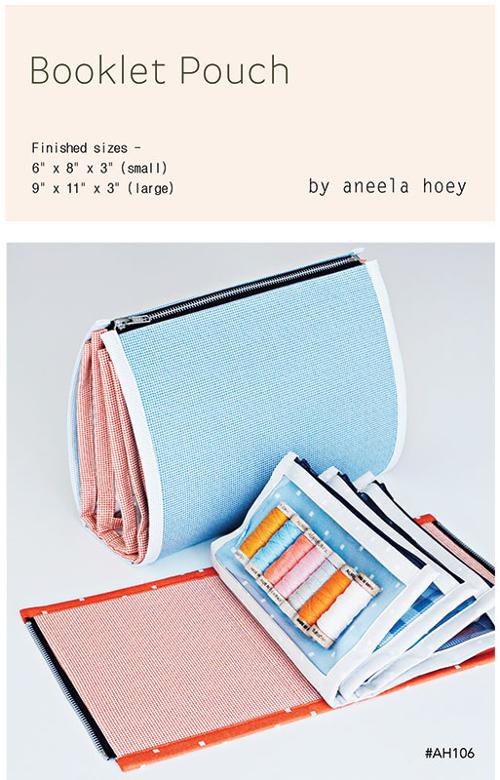 New Arrival: Booklet Pouch by Aneela Hoey AH106 Paper Pattern