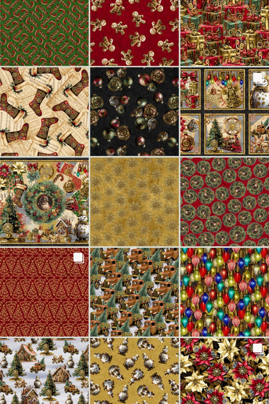 Preorder June 2026: Gears and Garland FY Bundle of 13 Prints plus 2 panels by Urban Essence Designs