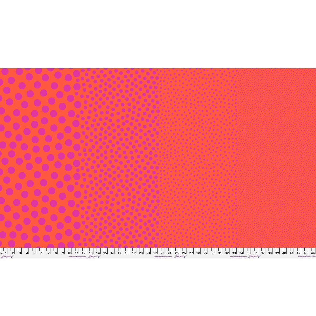 Preorder March 2027: Tula Pink True Colors Sticks and Stones PWTP299.Tomato