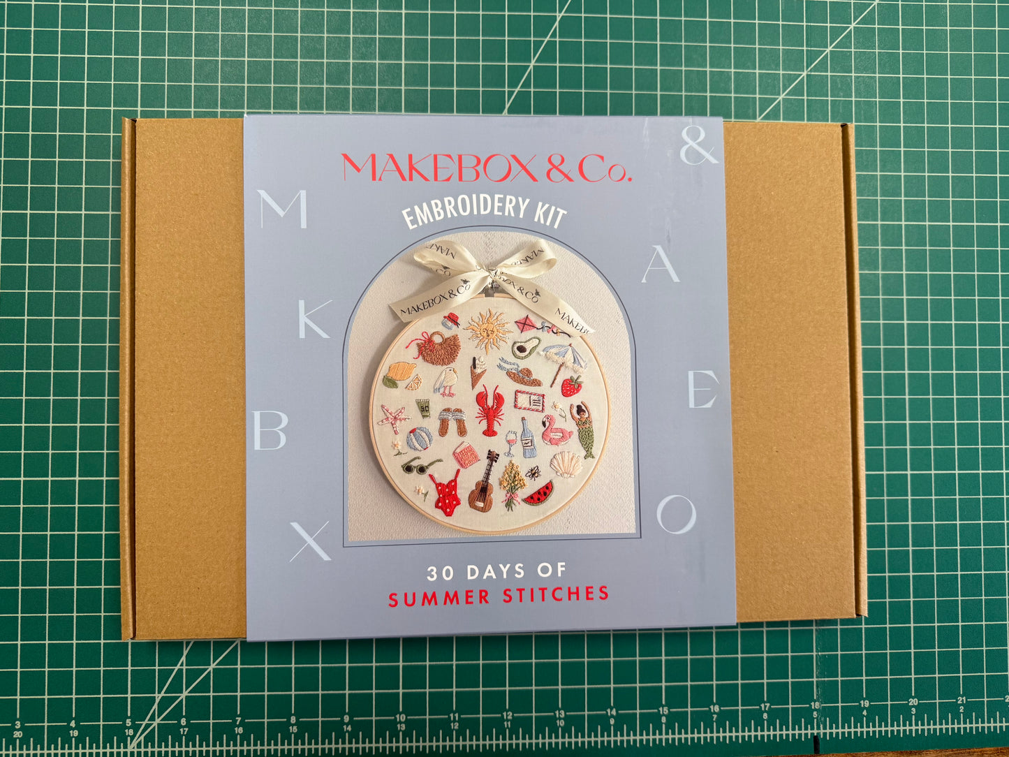 MakeBox & Co. Days of Summer Embroidery Kit KT001-87010