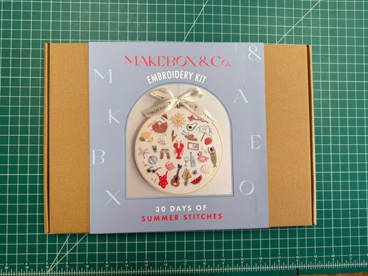 MakeBox & Co. Days of Summer Embroidery Kit KT001-87010
