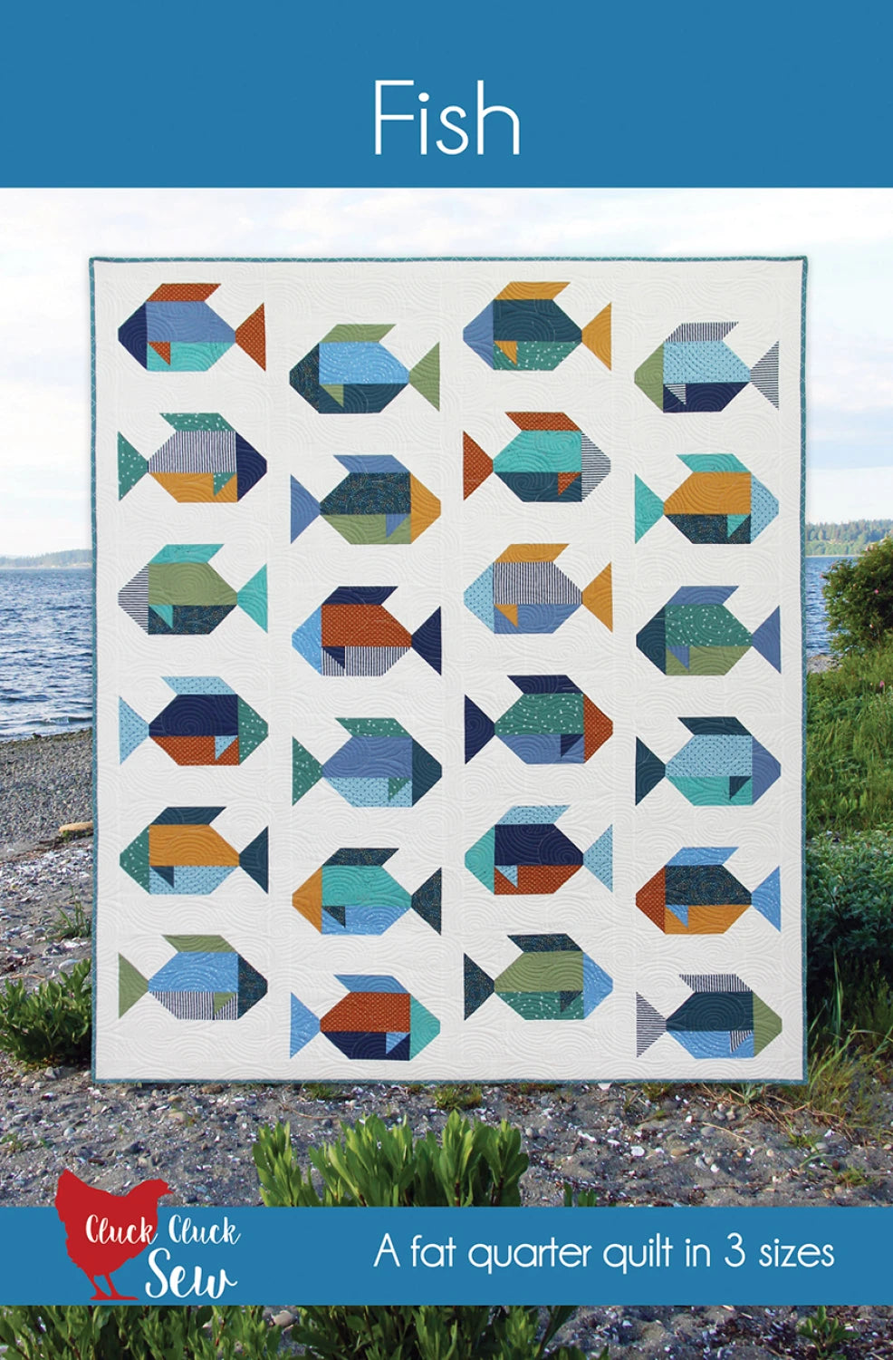 Fish Quilt Pattern CCS229 by Allison Harris