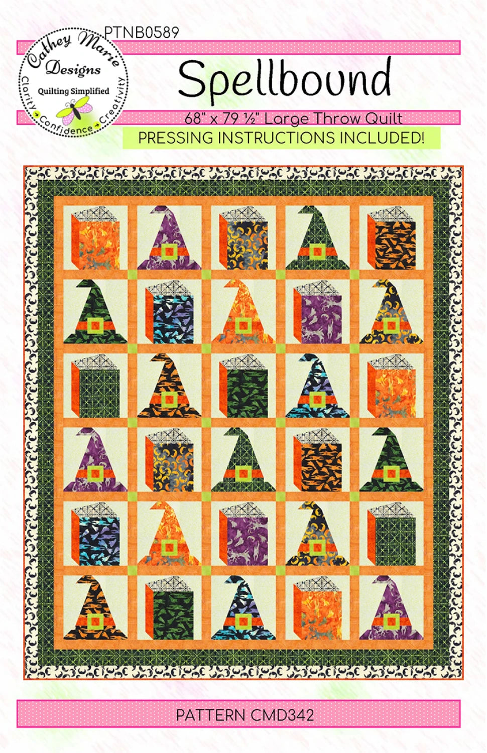 Spellbound Quilt Pattern CMD342P from Cathey Marie Designs