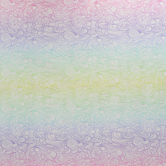 Preorder May 2026: Tula Pink Floral Reef Sallie Tomato: Making Waves Vinyl 1/2 Yard Cut