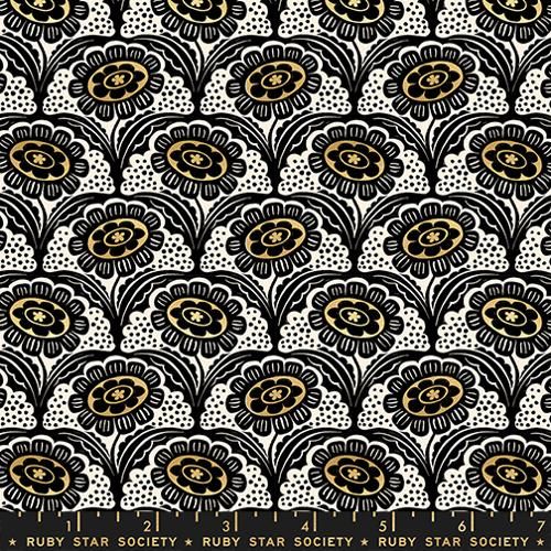 Preorder October 2026: Ink Shop Scallop Flower Gold RS2140 14M by Sarah Watts of RSS