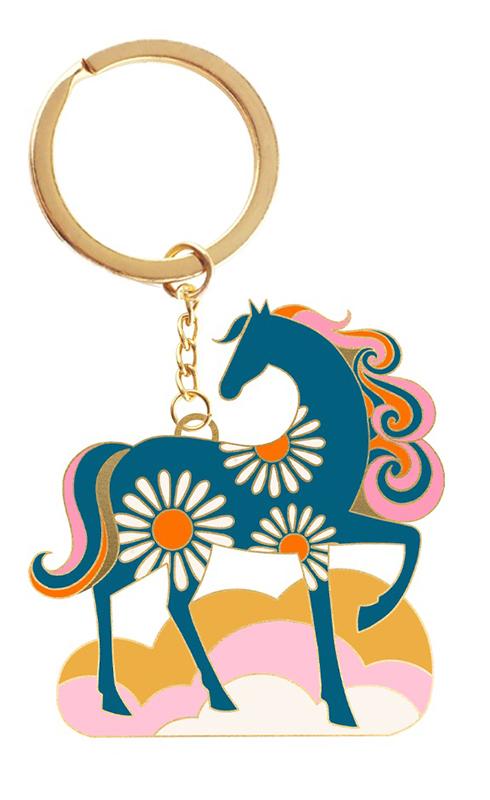 Carousel by Melody Miller of Ruby Star Society Keychain RS7089