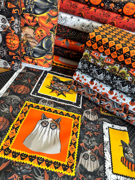 Costumes & Cobwebs by Club Hauer Fat Quarter Bundle of 13 Prints Bundle