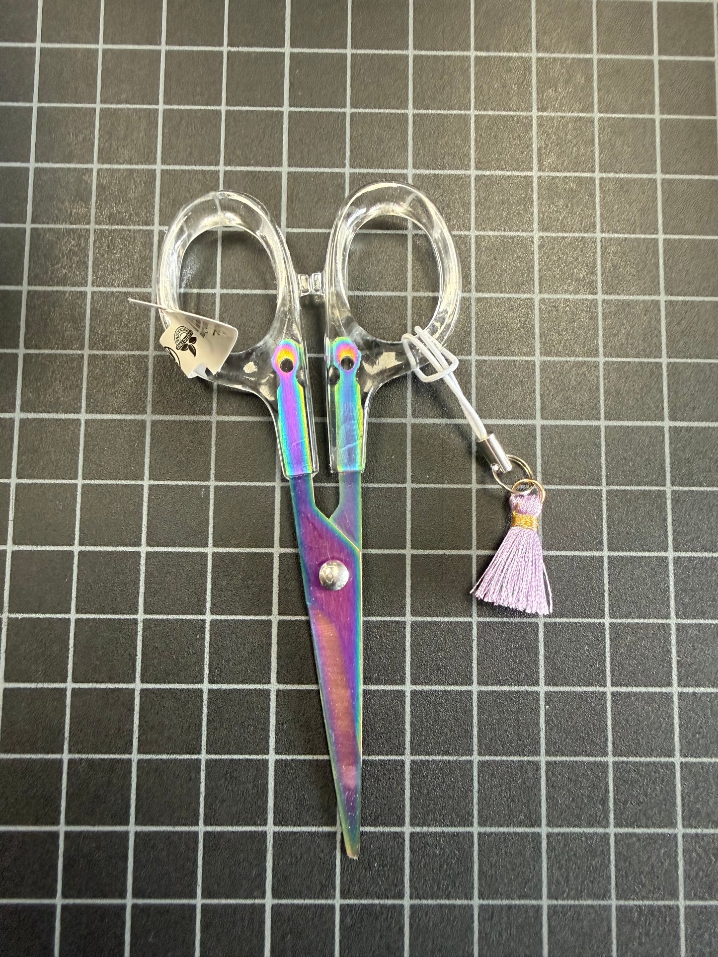 Rainbow Scissors With Tassel B4860