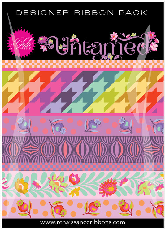 Untamed by Tula Pink Ribbon Cosmic 1 yard Bundle Pack  DP110