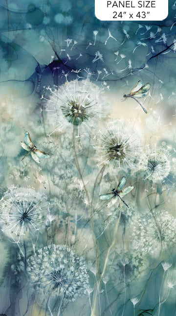 PREORDER ITEM-EXPECTED MARCH 2026: Whisper by Deborah Edwards and Melanie Samra 24 inch Panel DP28700-68 Cotton Woven