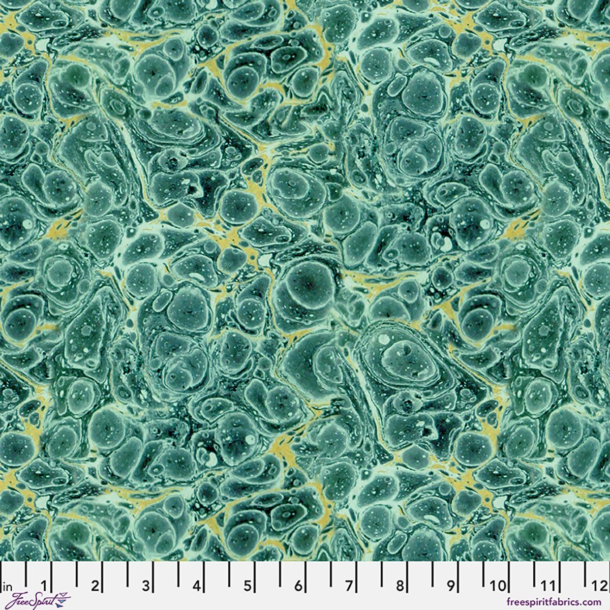 Preorder April 2026: Palette Canvas Cloth Teal Marble Canvas CCTH028.TEAL by Tim Holtz