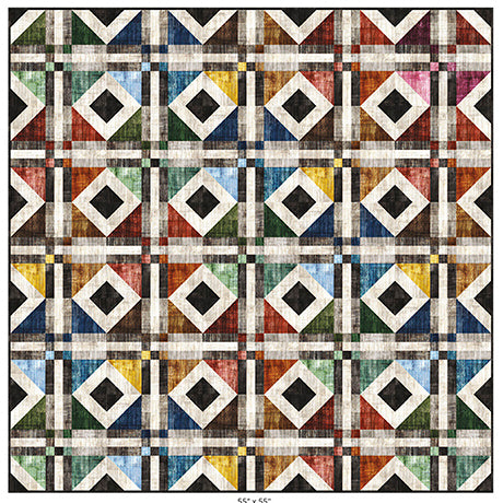 Earth Tones Quilt Pattern Designed by The Whimsical Workshop 4508