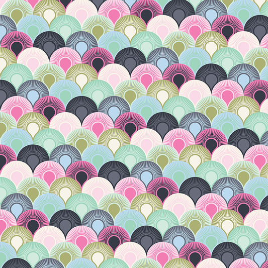 Elizabeth by Tula Pink Chainmail PWTPO66.SKY Cotton Woven Fabric