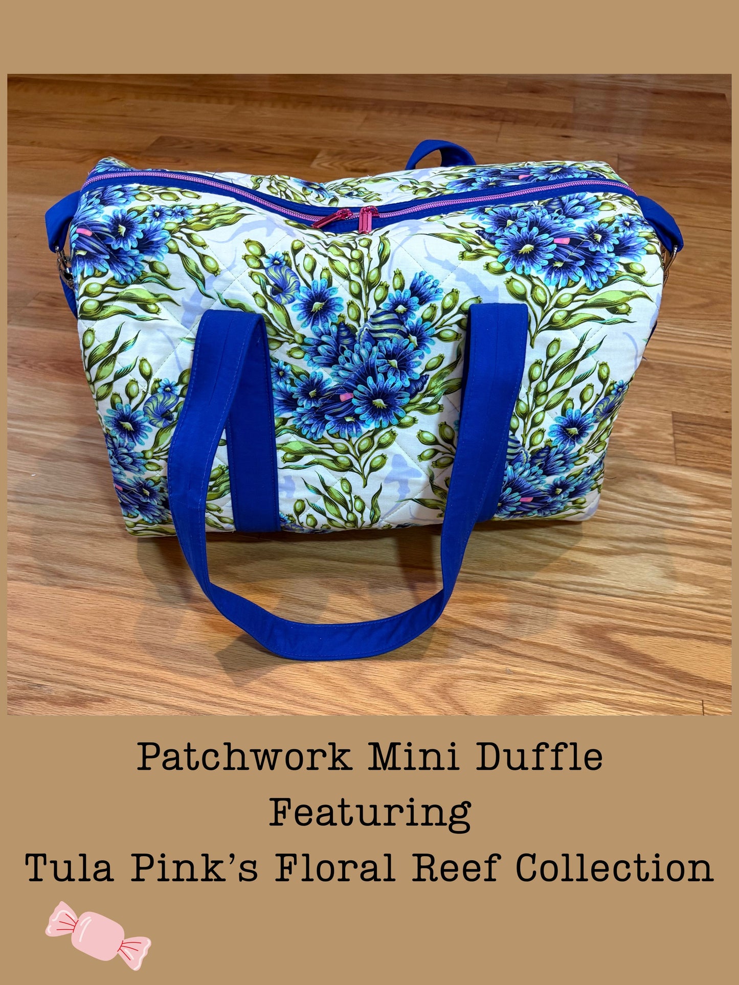 Preorder Aug 2026: Duffle Mini Kit Featuring Tula Pink's Floral Reef Collection