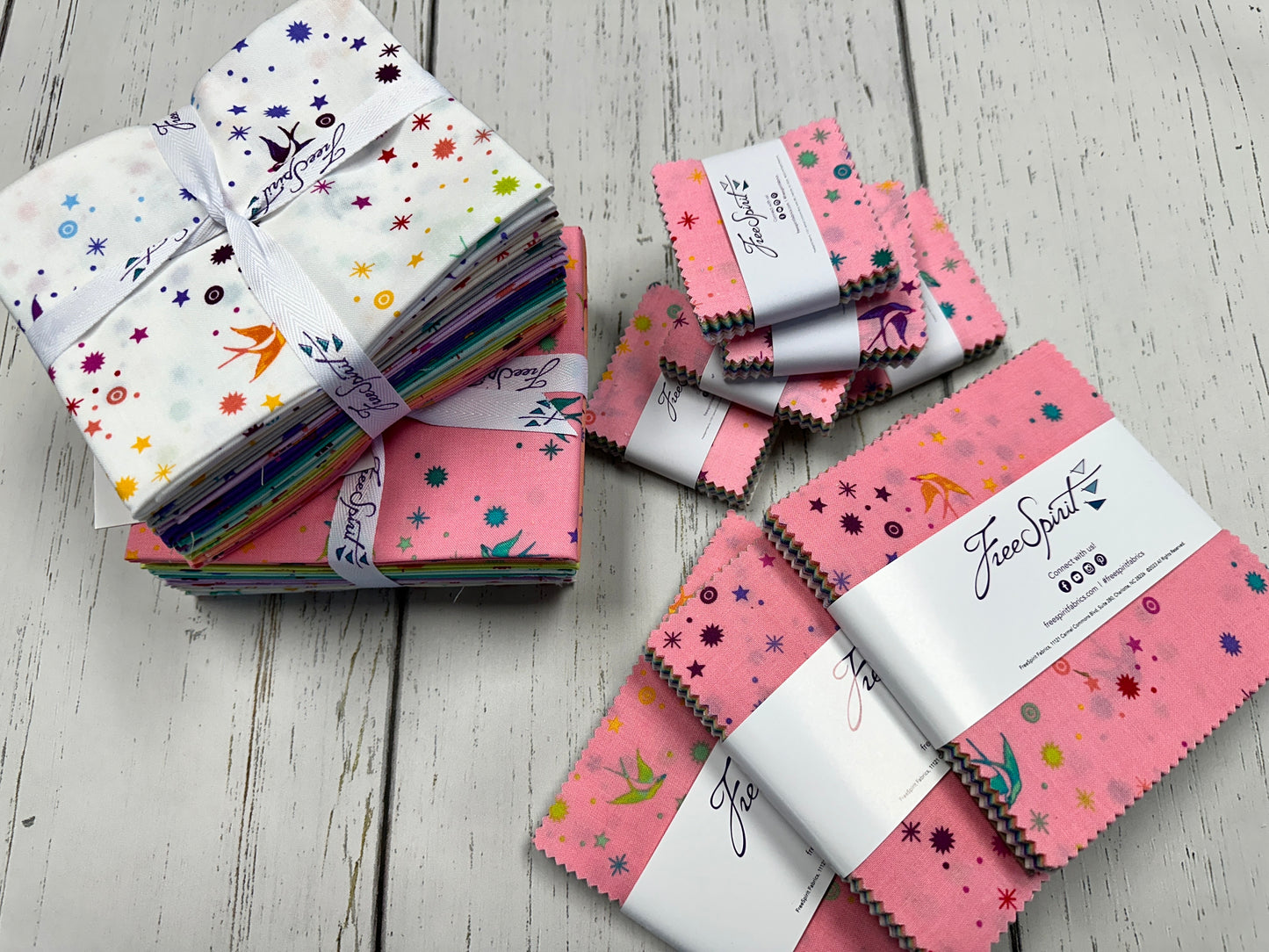 Tula Pink True Colors Fairy Dust Fat Quarter Bundle of 10 FB4FQTP.FAIRYDUST Cotton Woven